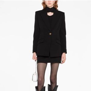 NWT House of Harlow 1960 Black Lightweight Spring Summer Blazer Size Small